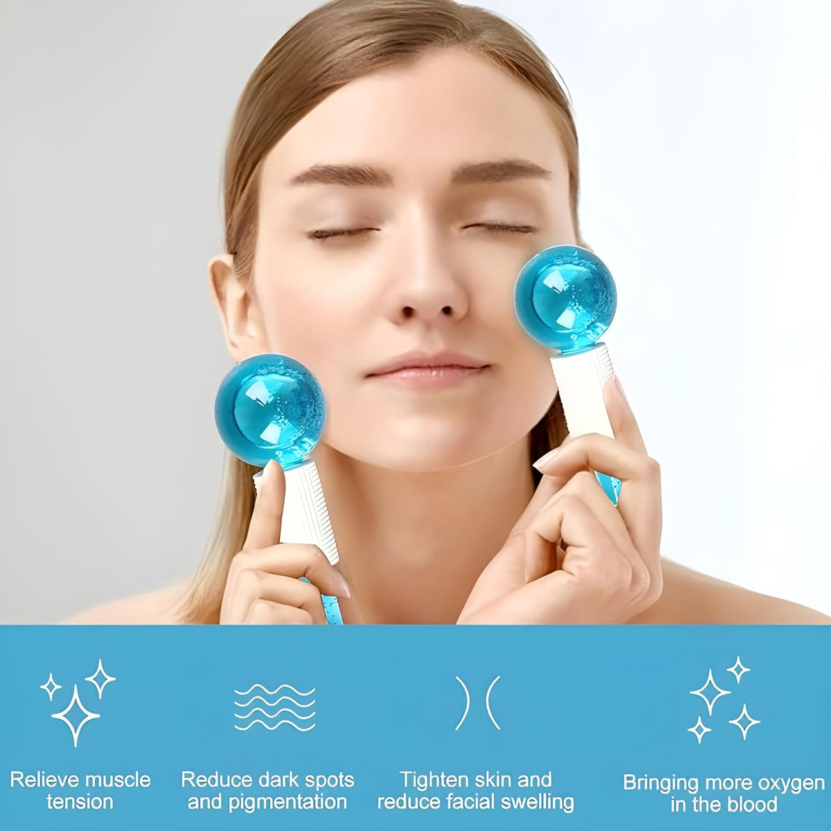 Beauty Crystal Face Roller Ball