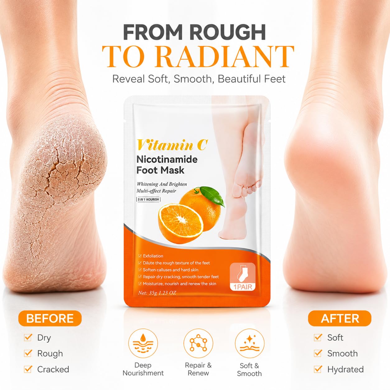 Exfoliating Foot Mask Lemon
