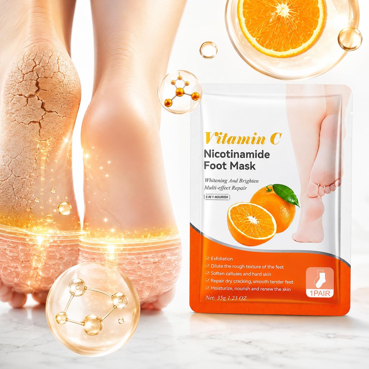 Exfoliating Foot Mask Lemon