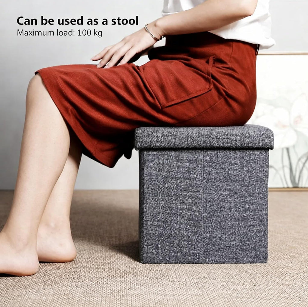 Folding Storage Stool 30X30X30CM