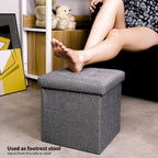 Folding Storage Stool 30X30X30CM
