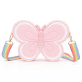 Portable Cute Phone Sling Bag Small Casual Utility Bag Popillon Cartoon Crossbody Purse Mini Mobile Pouch Picnic Bags Kids for School, College and Office