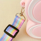 Portable Cute Phone Sling Bag Small Casual Utility Bag Popillon Cartoon Crossbody Purse Mini Mobile Pouch Picnic Bags Kids for School, College and Office