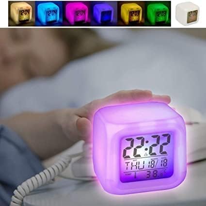 Color Change Digital Alarm Clock