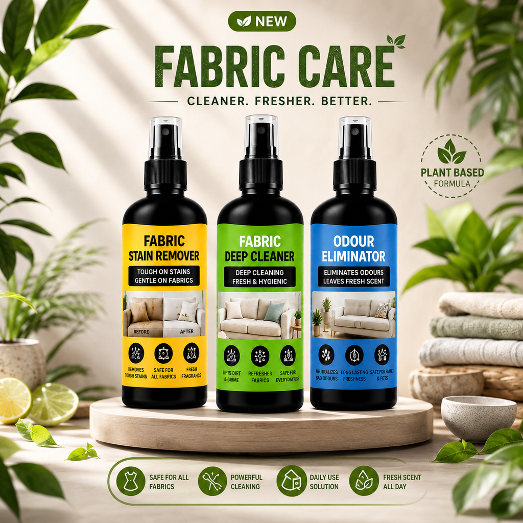 Fabric Care Cleaning Spray – Stain Remover, Deep Cleaner & Odour Eliminator