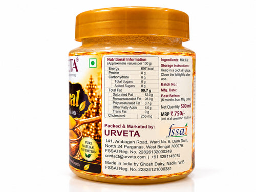 URVETA Royal Pure Ghee 500ml
