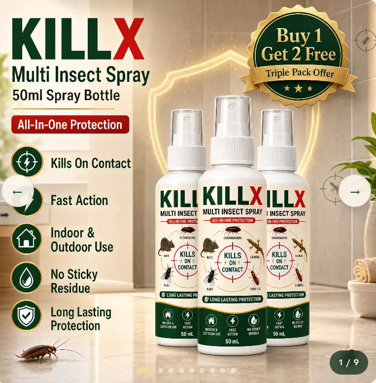 Killx Multi Insect Spray (Pack of 3).
