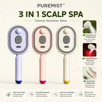 3 In 1 Scalp Spa Rechargeable Hair Spray Comb (Pack of 1)