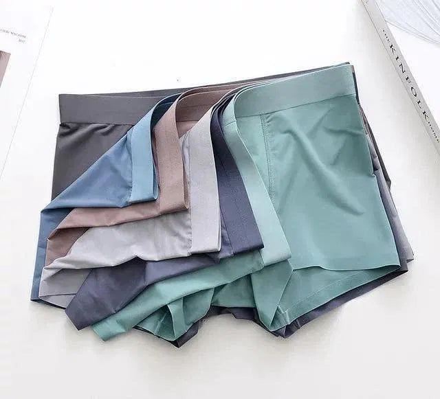 Men's Ice Silk Briefs Boxers (Pack of 3)...