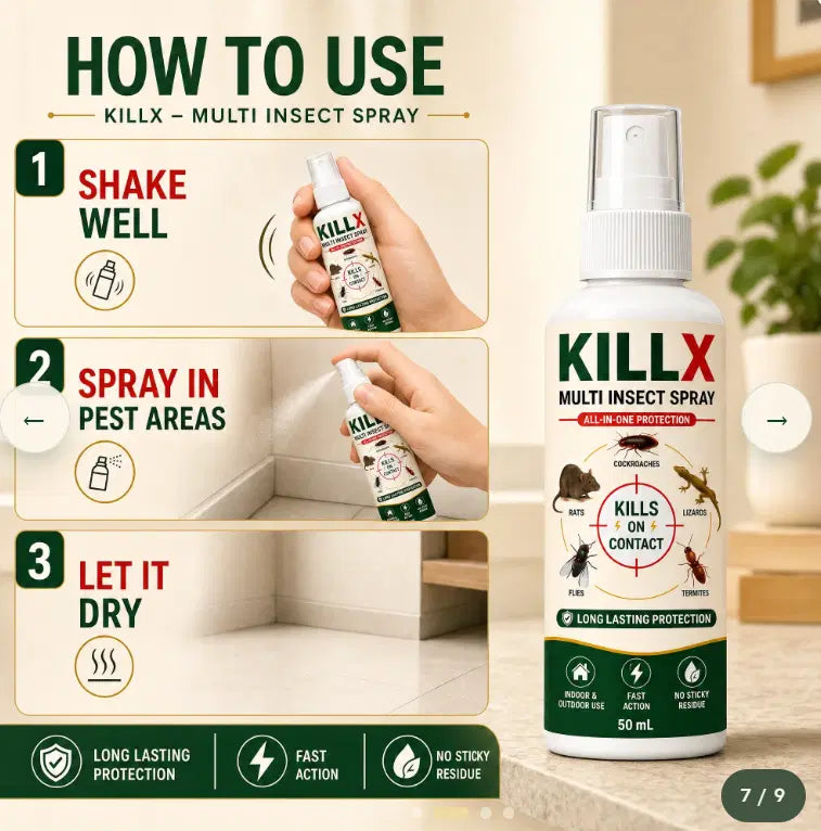 Killx Multi Insect Spray (Pack of 3).