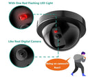 Dummy CCTV Dome Camera with Flashing Red LED Light< (Pack of 1)..