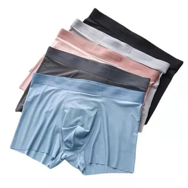 Men's Ice Silk Briefs Boxers (Pack of 3)...