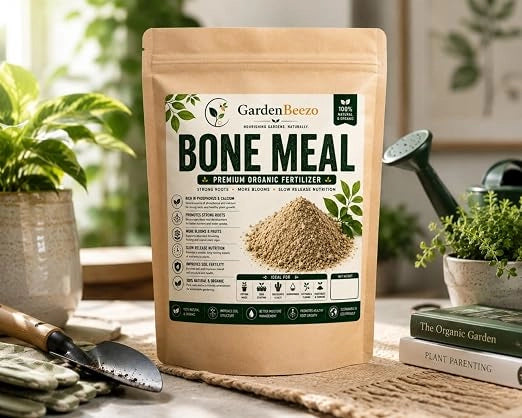 Bone Meal Organic Fertilizer for Strong Roots, Natural Phosphorus Rich Plant Food for Healthy