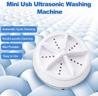 Portable Washing Machine, Mini Ultrasonic Washing Machine 3 in 1 Dishwashers Ultrasonic Waves Suitable for Home