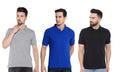 Men's Cotton Polo T-Shirt Combo (Pack of 3)
